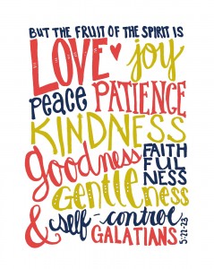 Fruit of the Spirit colors